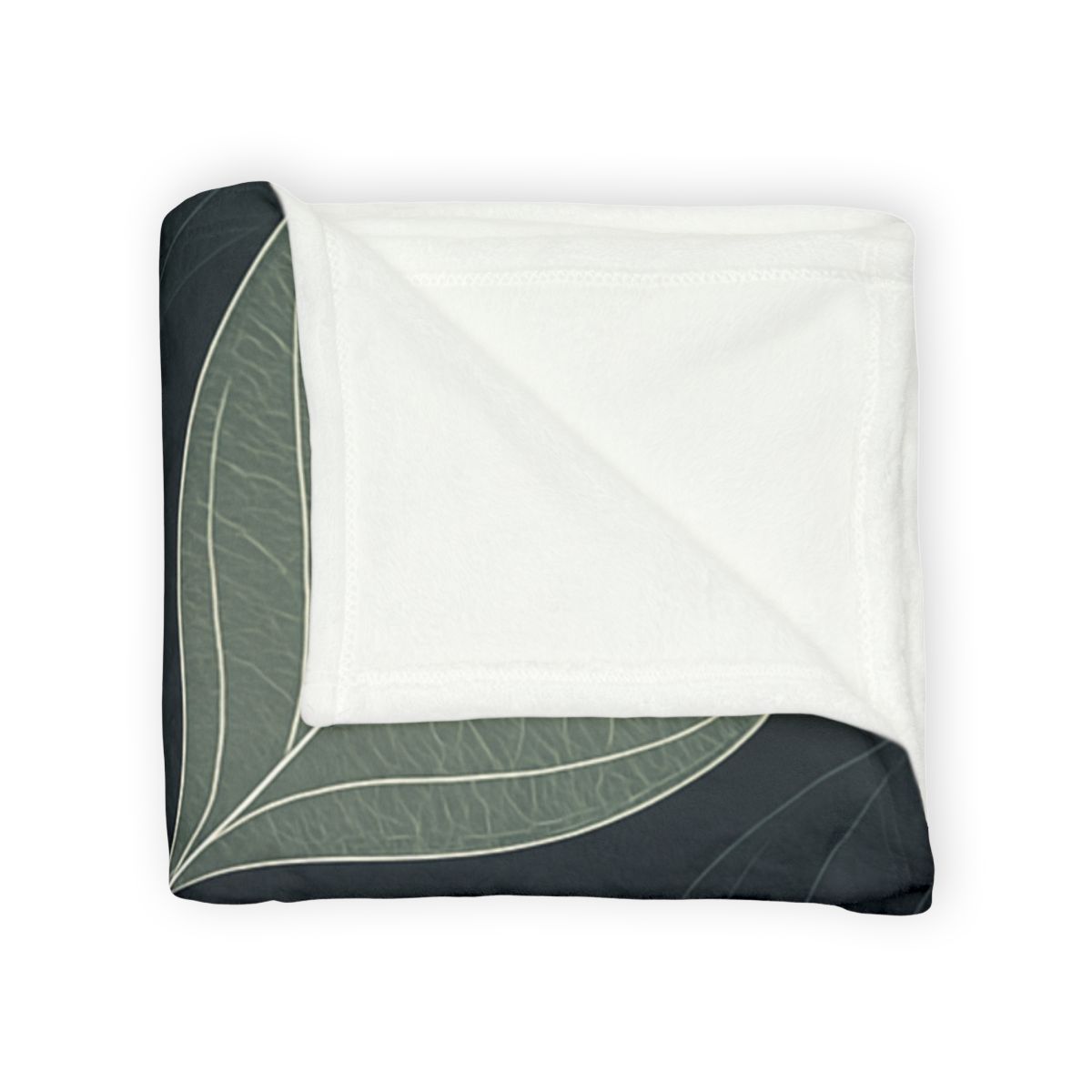Leaf Vein Circuit Filigree designer printed blankets