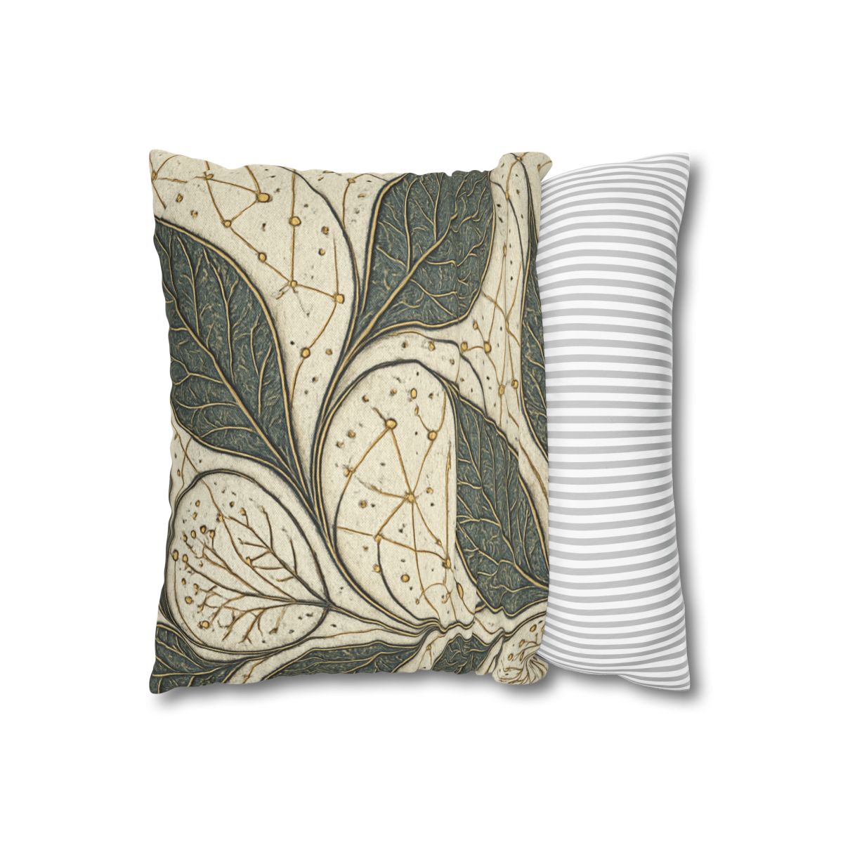 Leaf Vein Starchart Filigree designer print pillow cases
