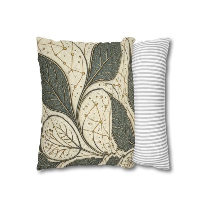 Leaf Vein Starchart Filigree designer print pillow cases