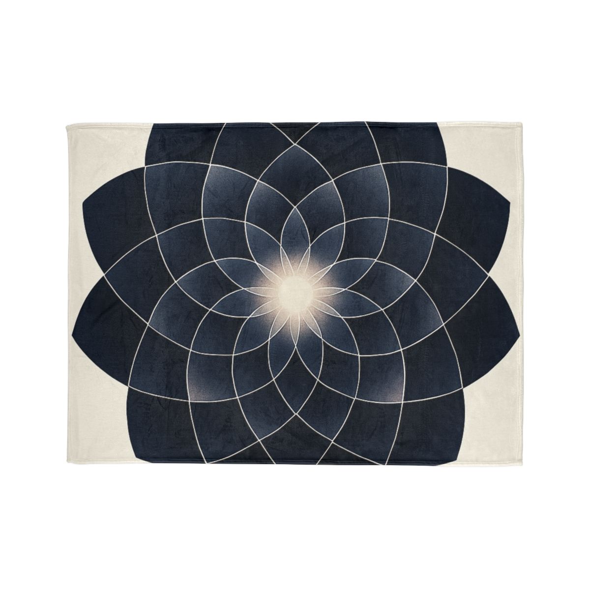 Petal Eclipse Rosette stylish throw blankets