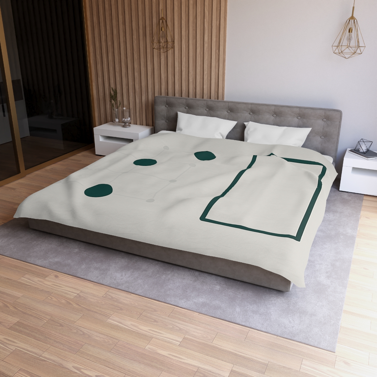 Triad Signal Grid custom duvets