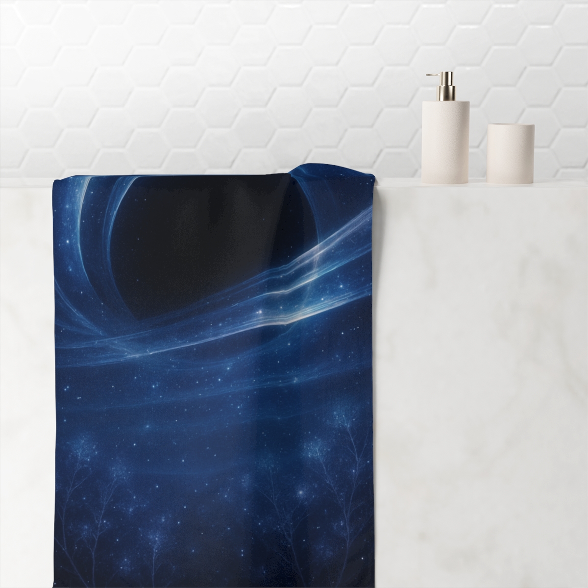 Gravitational Lens Mirage Garden comfortable face towels