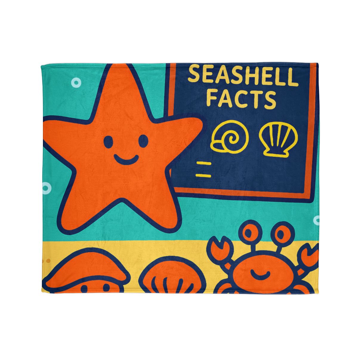 Starfish Science Class trendy patterned blankets