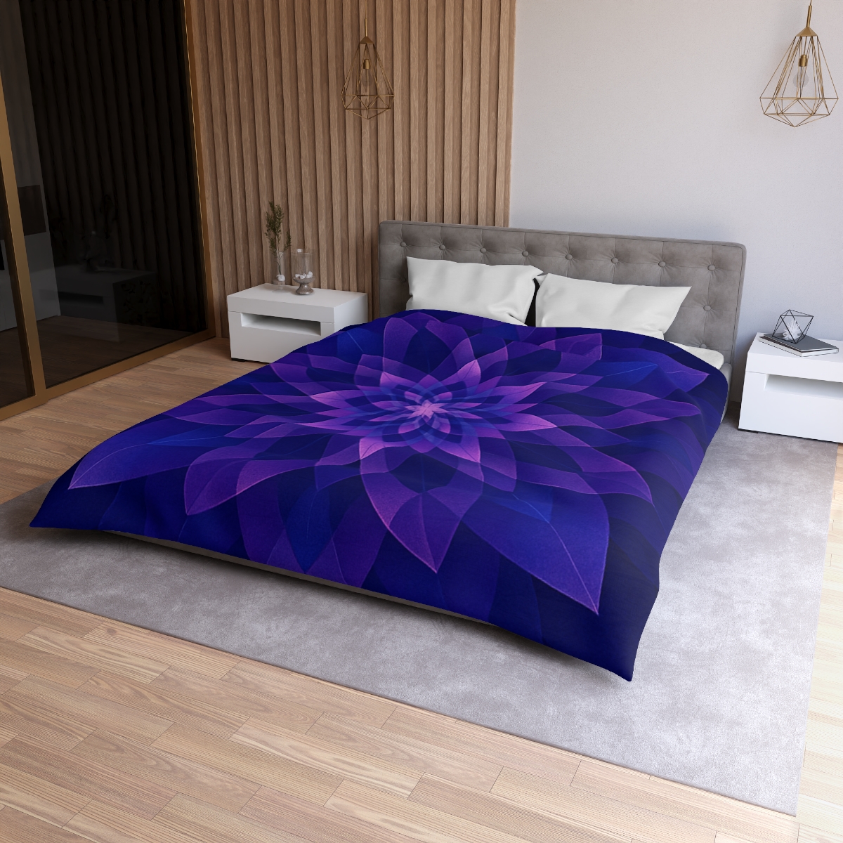 Petal Prism Overlap personalized bedding duvets