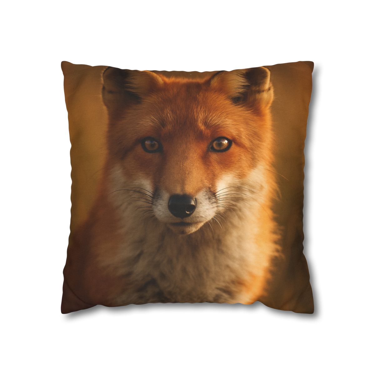 Crimson Whisper Red Fox trendy patterned pillow cases
