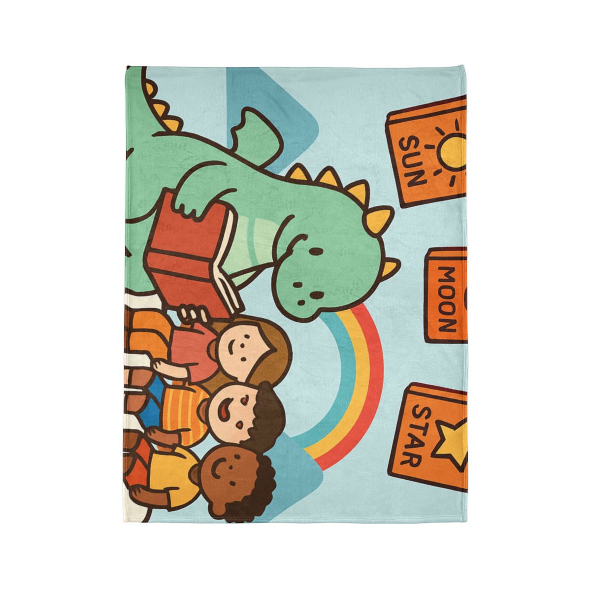 Dragon Library In The Cloud Valley custom blankets