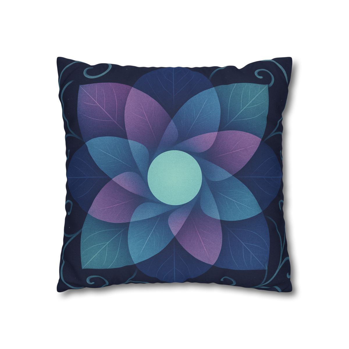 Petal Aperture Kaleidoscope soft cotton pillow cases