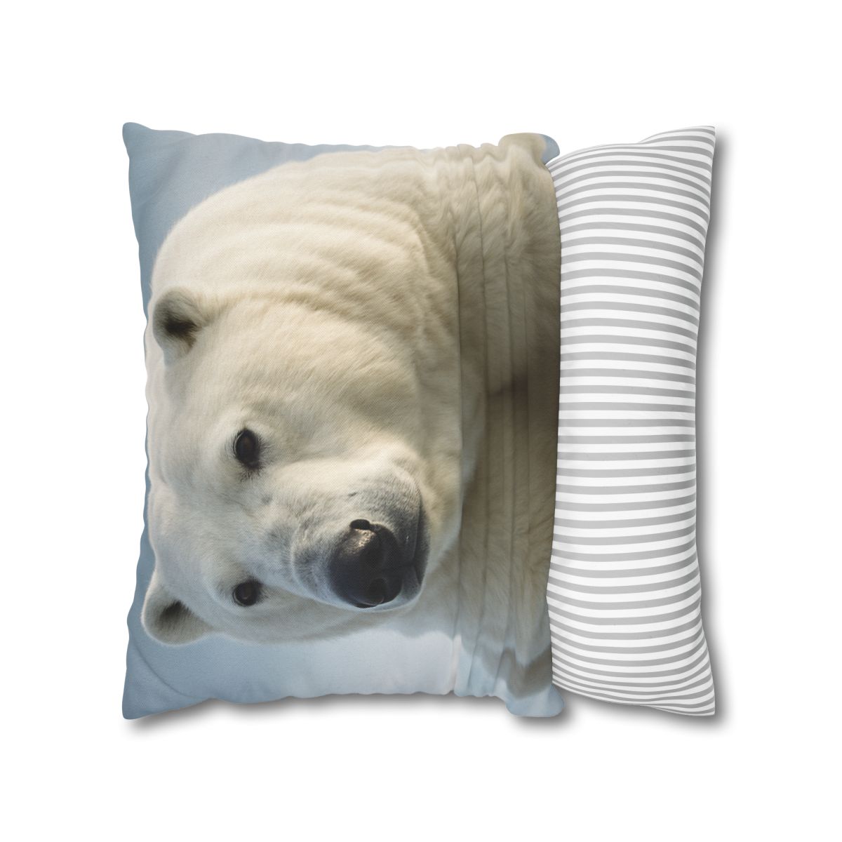 Glacier Sentinel Polar Bear personalized pillow covers