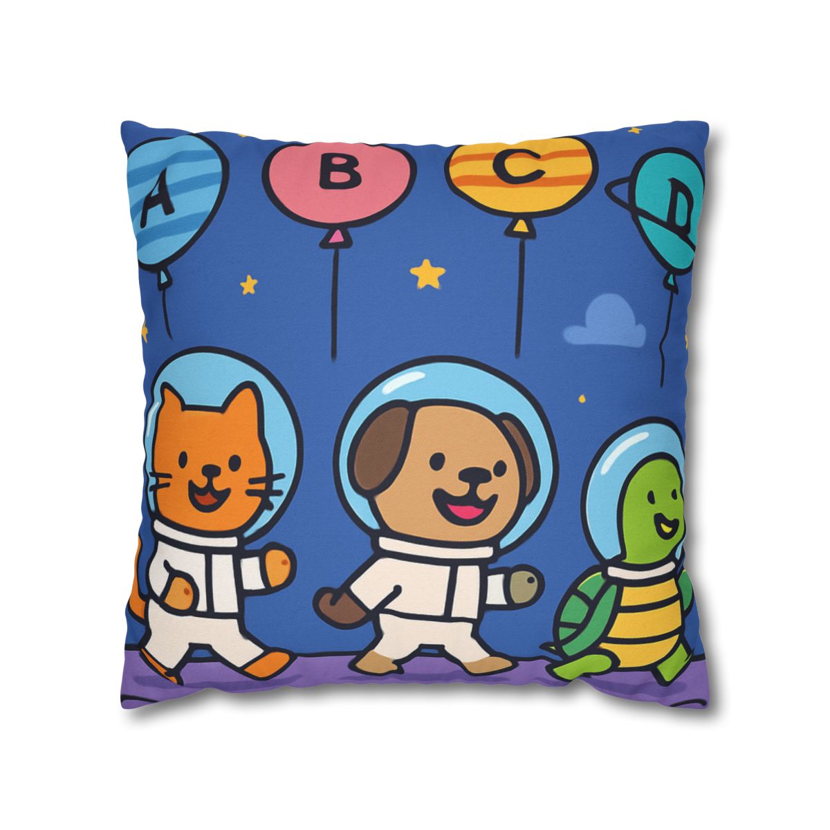 Planet Parade Of The Animal Astronauts personalized pillow covers