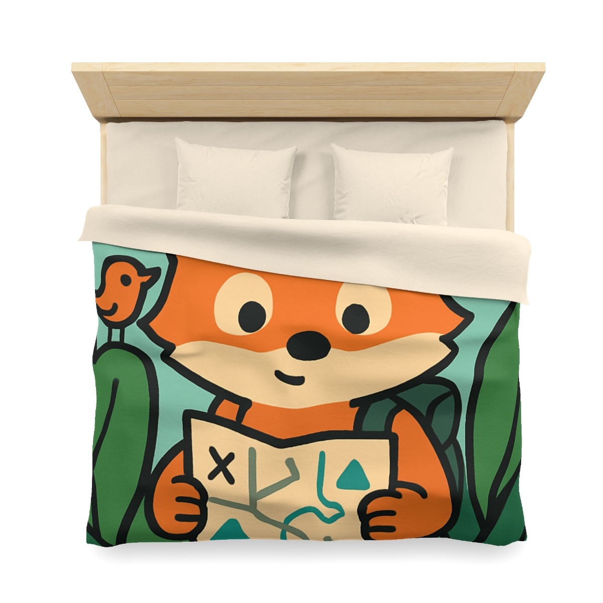 Jungle Explorer Fox custom duvets