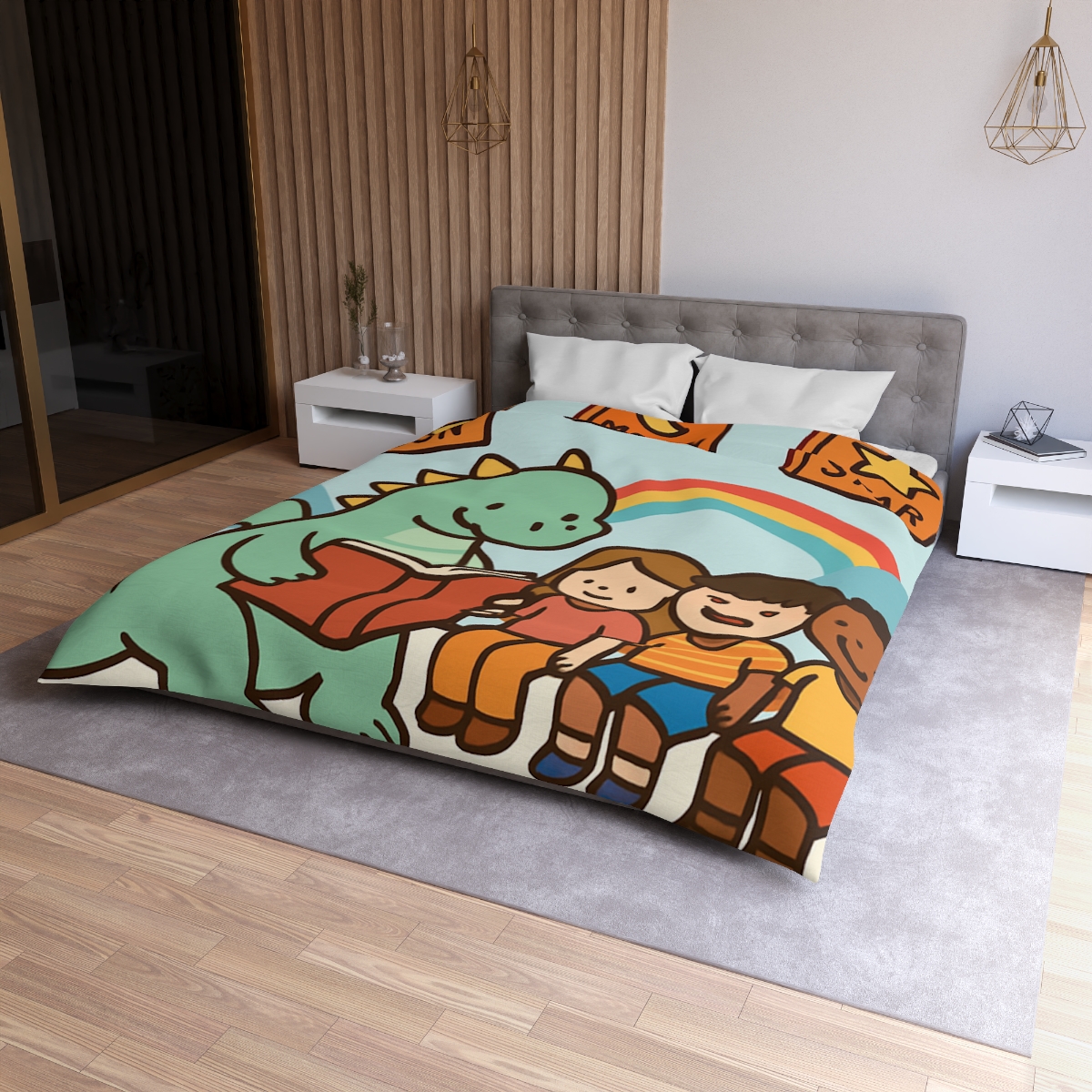 Dragon Library In The Cloud Valley unique patterned duvets