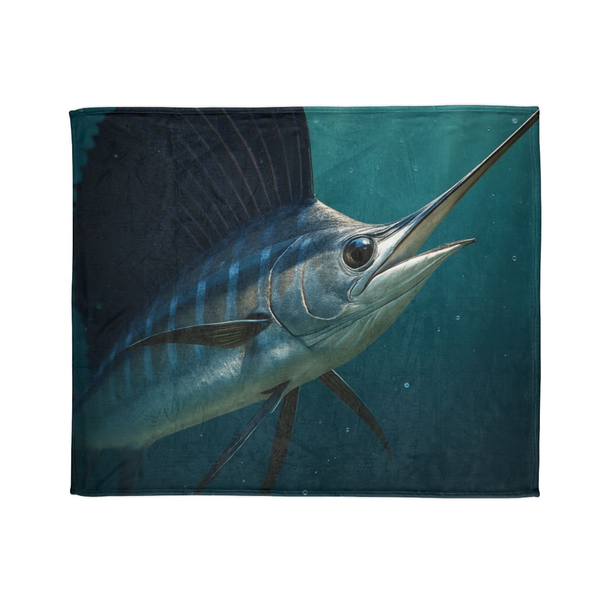 Nebula Flash Sailfish stylish throw blankets