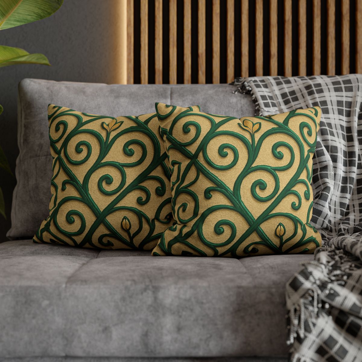 Vine Curl Lattice unique gift pillow cases