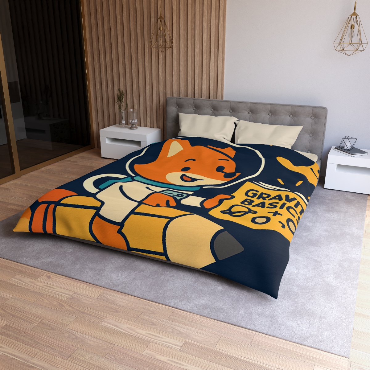 Comet Library Delivery Fox custom duvets