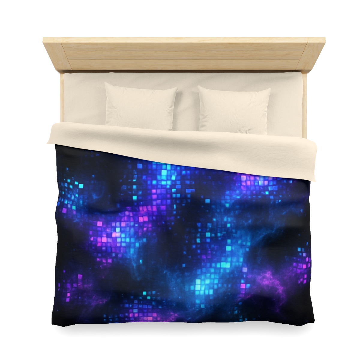 Quantum Nebula Mosaic designer printed duvets