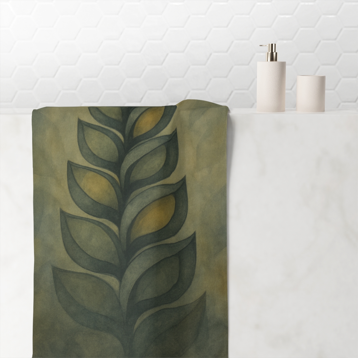 Seed Pod Helix decorative home towels