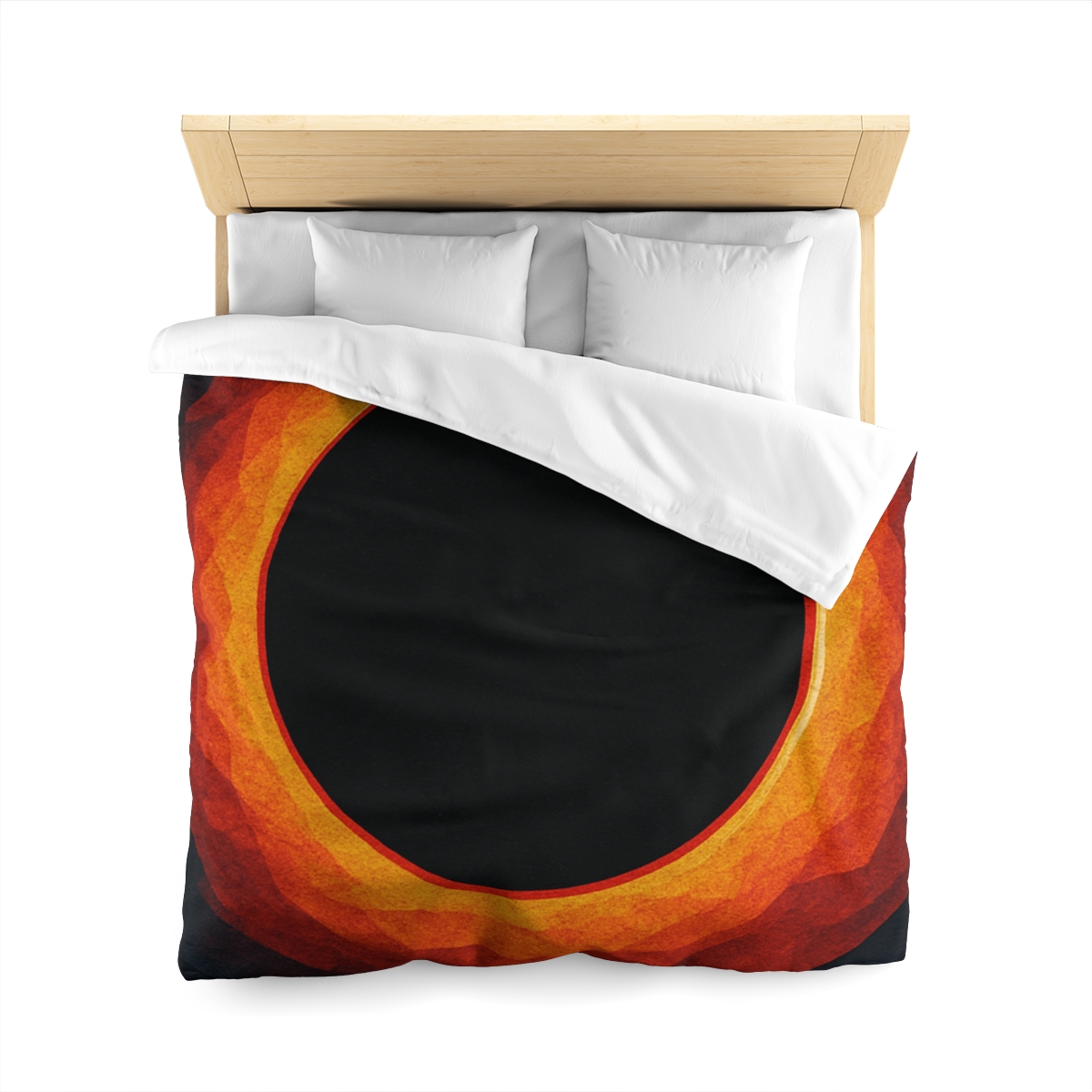Event Horizon Paper Cut Silhouette custom duvets