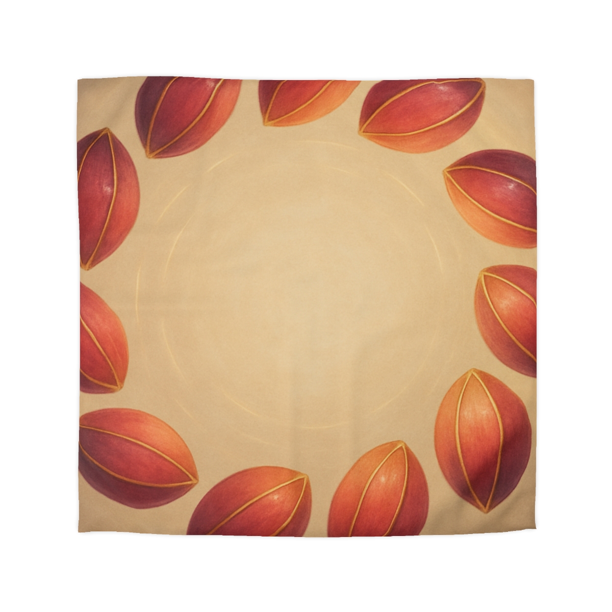 Cosmic Seed Pod Halo custom duvets