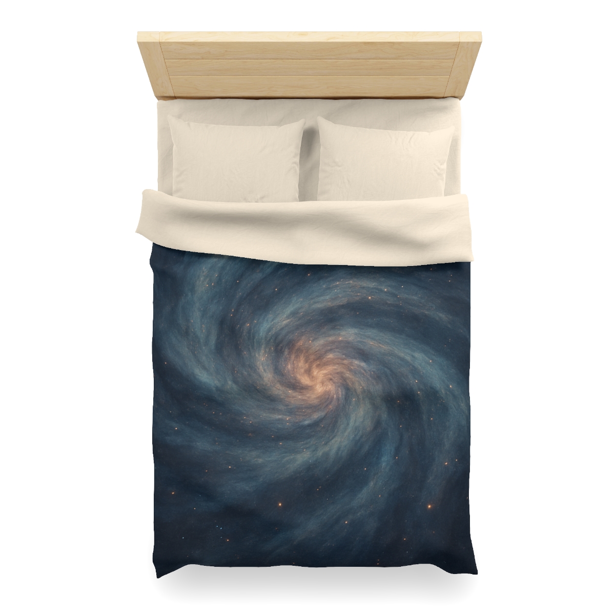 Nebula Spiral Haze personalized bedding duvets