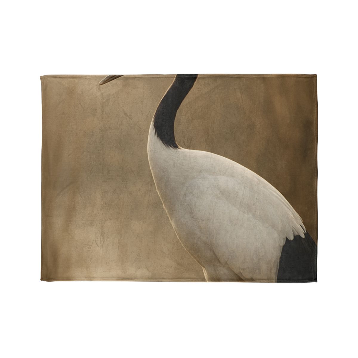 Silent Poise Red Crowned Crane unique gift blanketscustom blankets