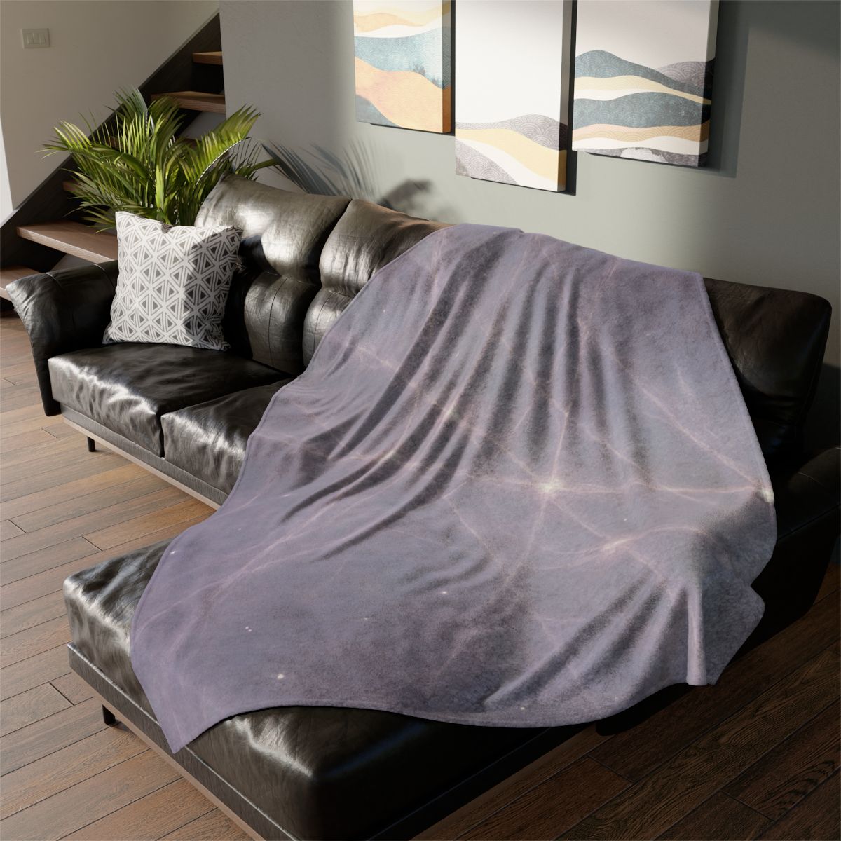 Celestial Web Filament stylish throw blankets
