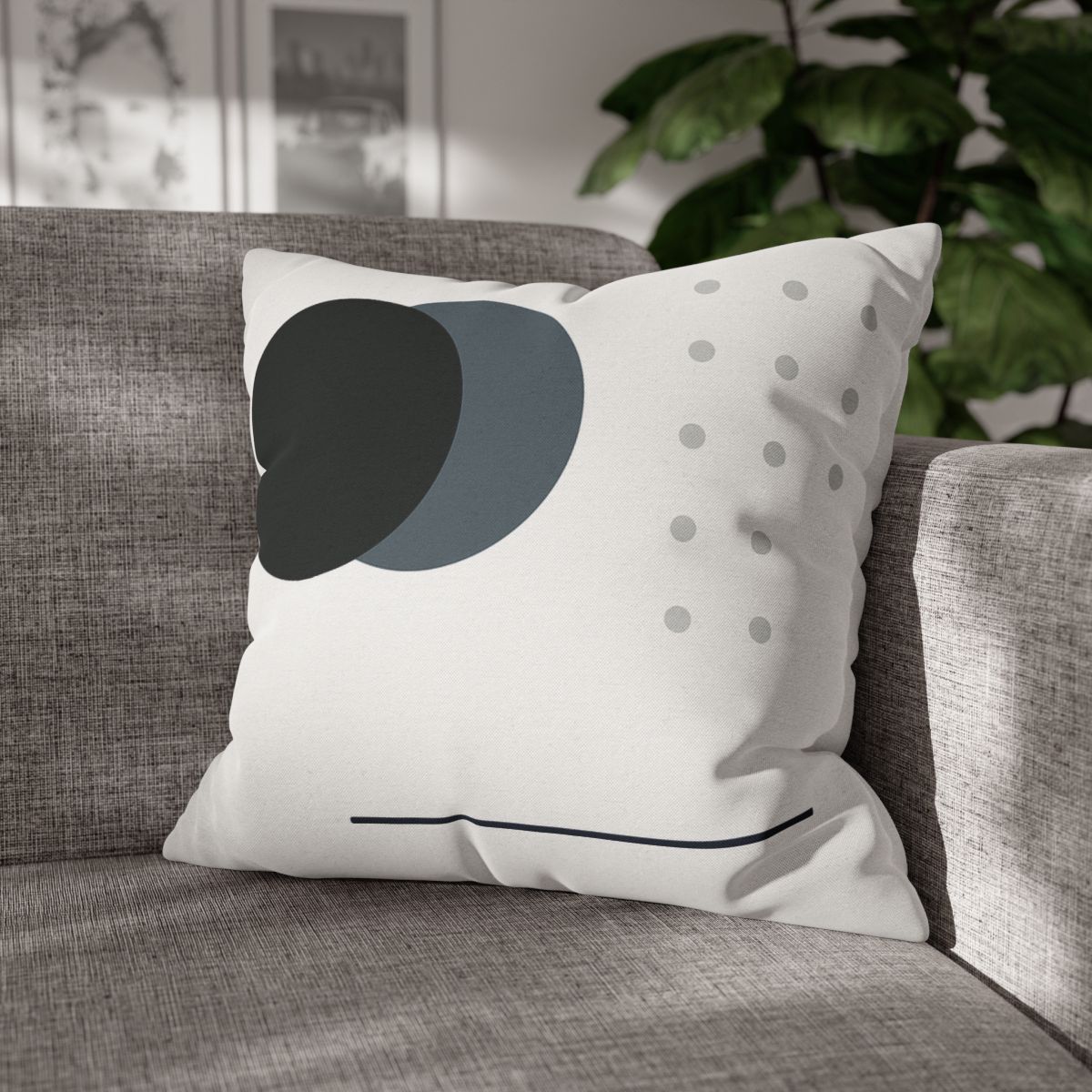 Binary Eclipse Dot Grid trendy patterned pillow cases