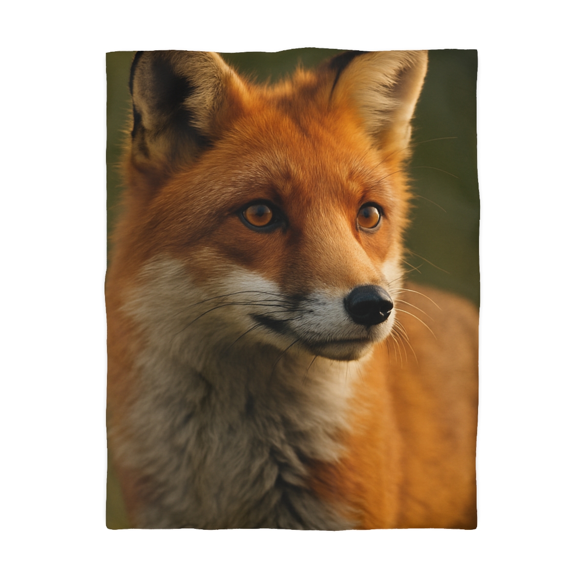 Crimson Whisper Red Fox custom duvets