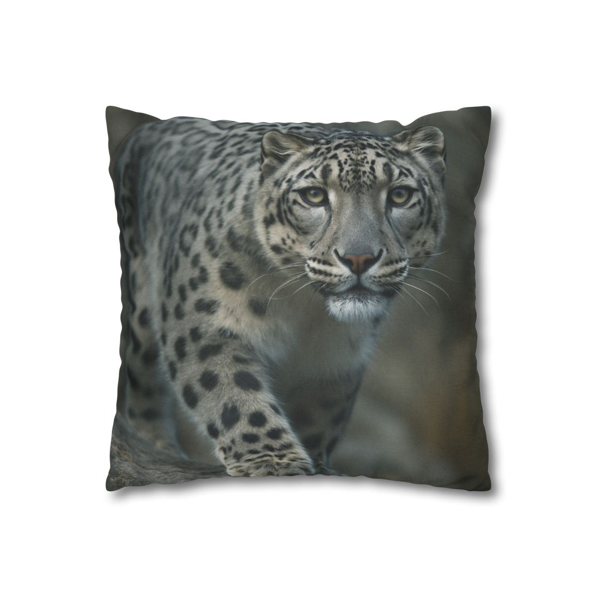 Starlit Sprint Snow Leopard comfortable bedding pillow covers