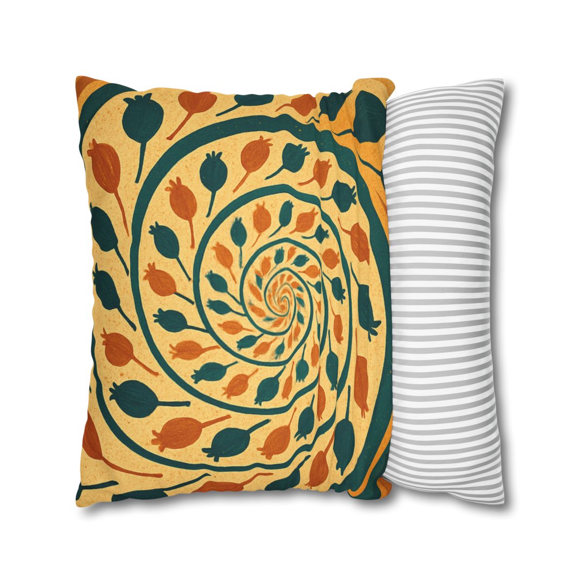 Spiral Seed Chorus designer print pillow cases