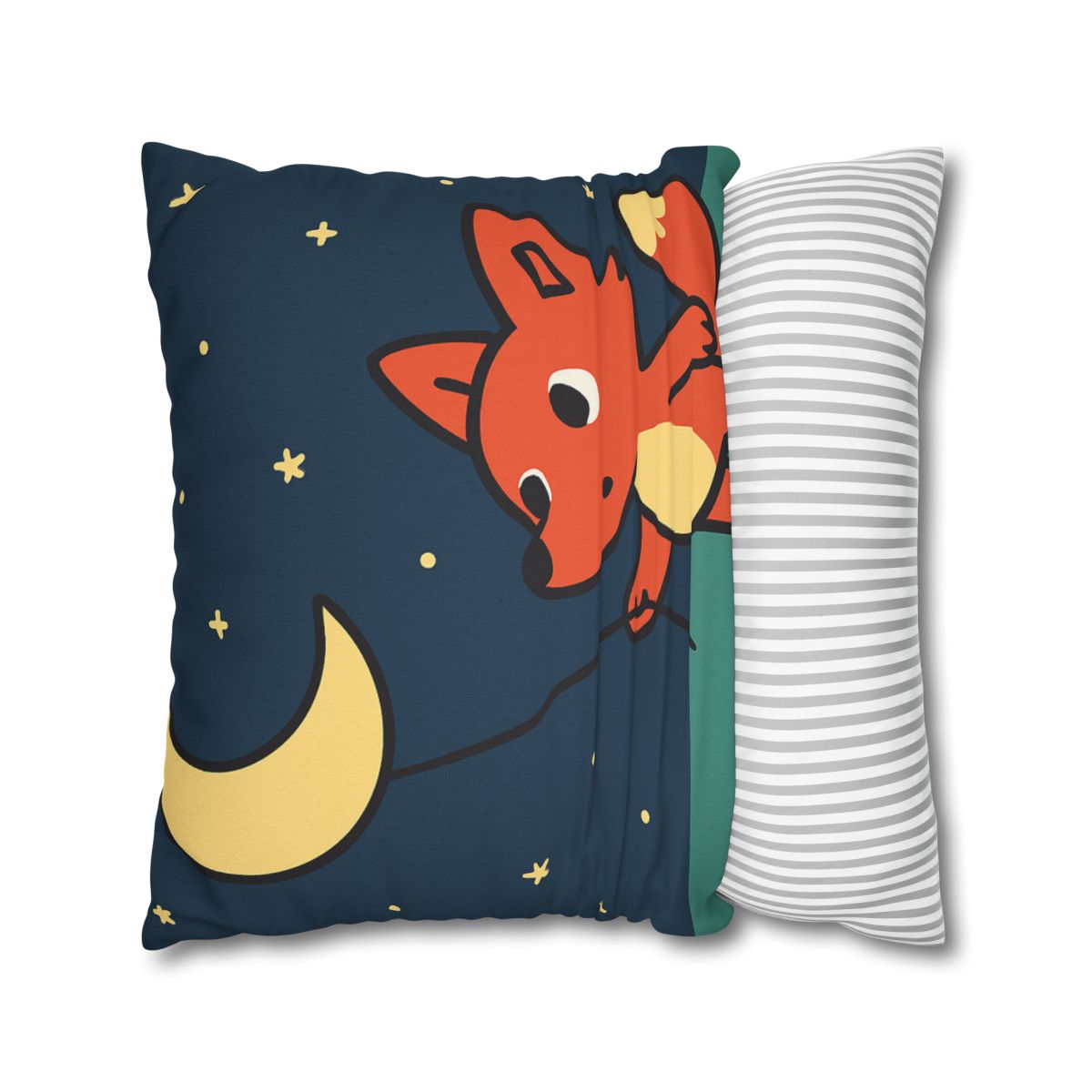 Stargazing Fox And Moon Kite unique gift pillow cases