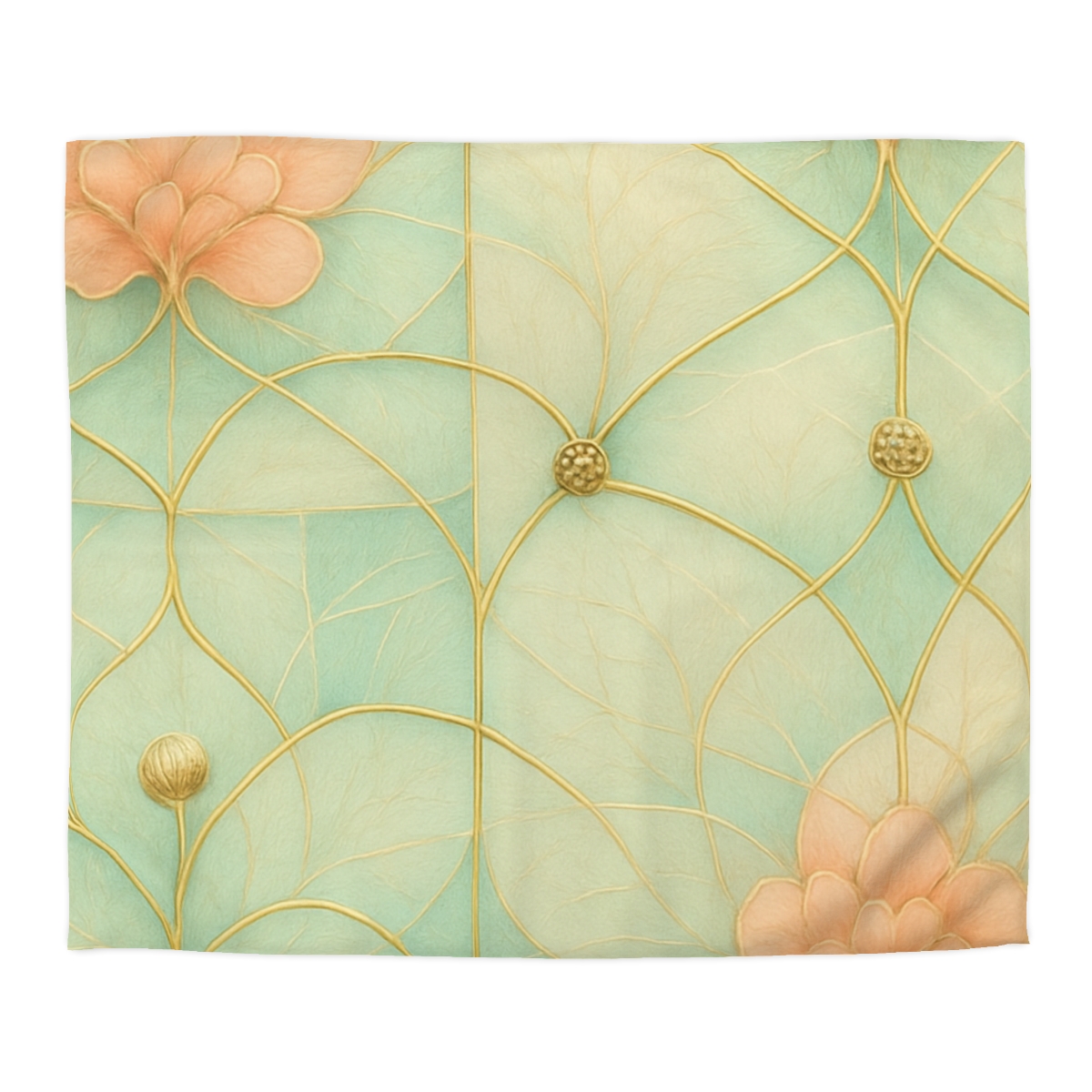 Petal Prism Lattice soft comforter duvets