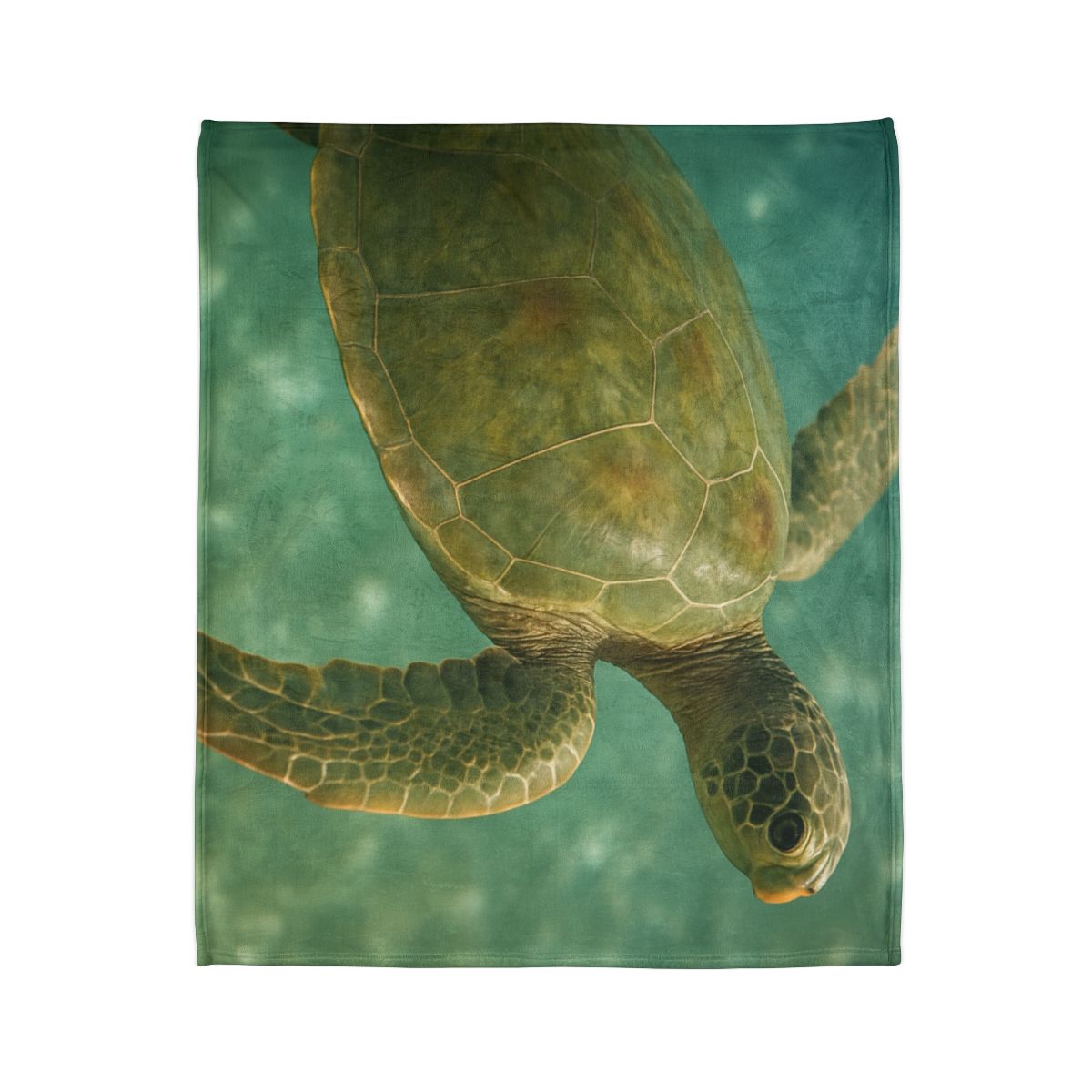 Sea Lantern Green Sea Turtle designer printed blankets