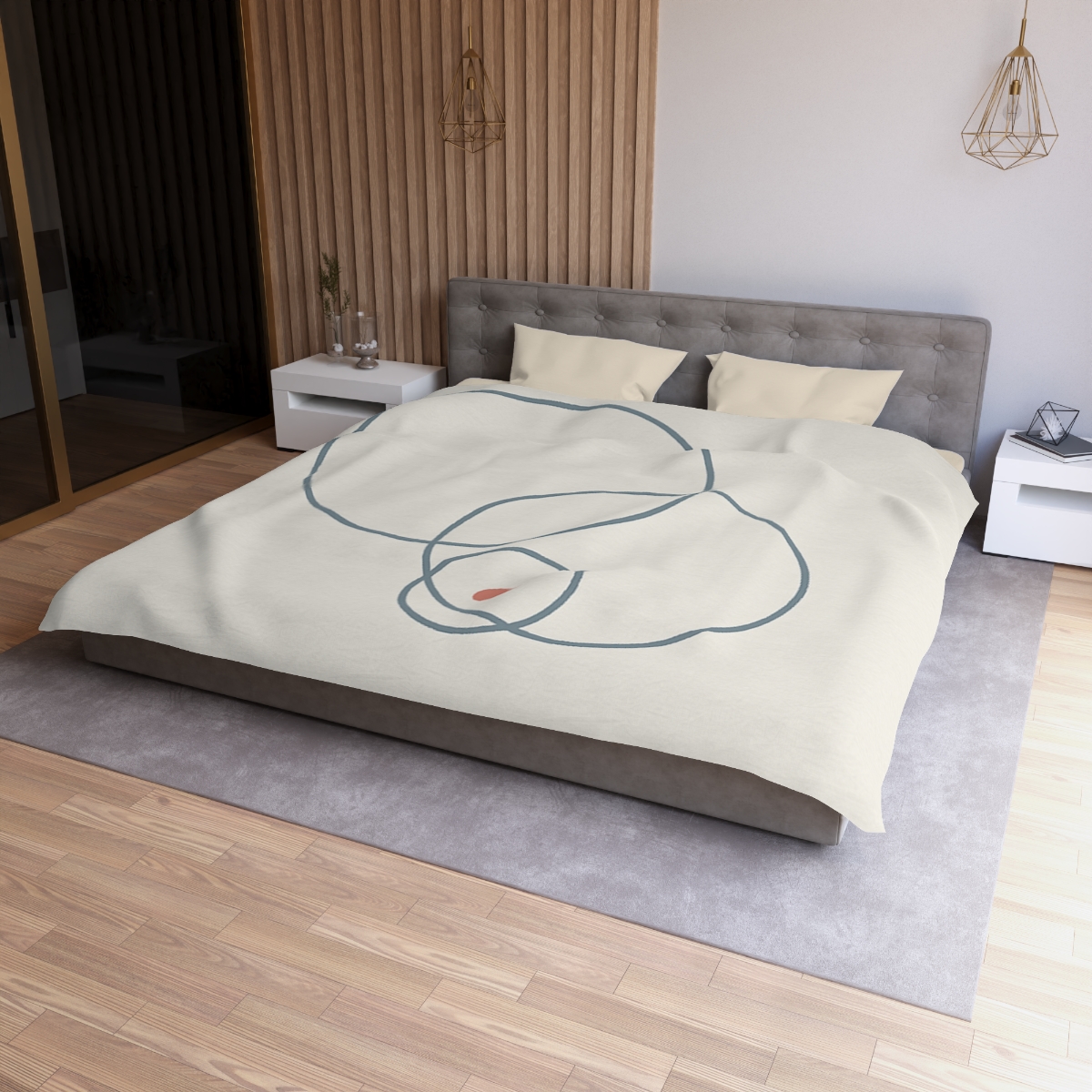 Quiet Orbit Of Three Rings personalized bedding duvets