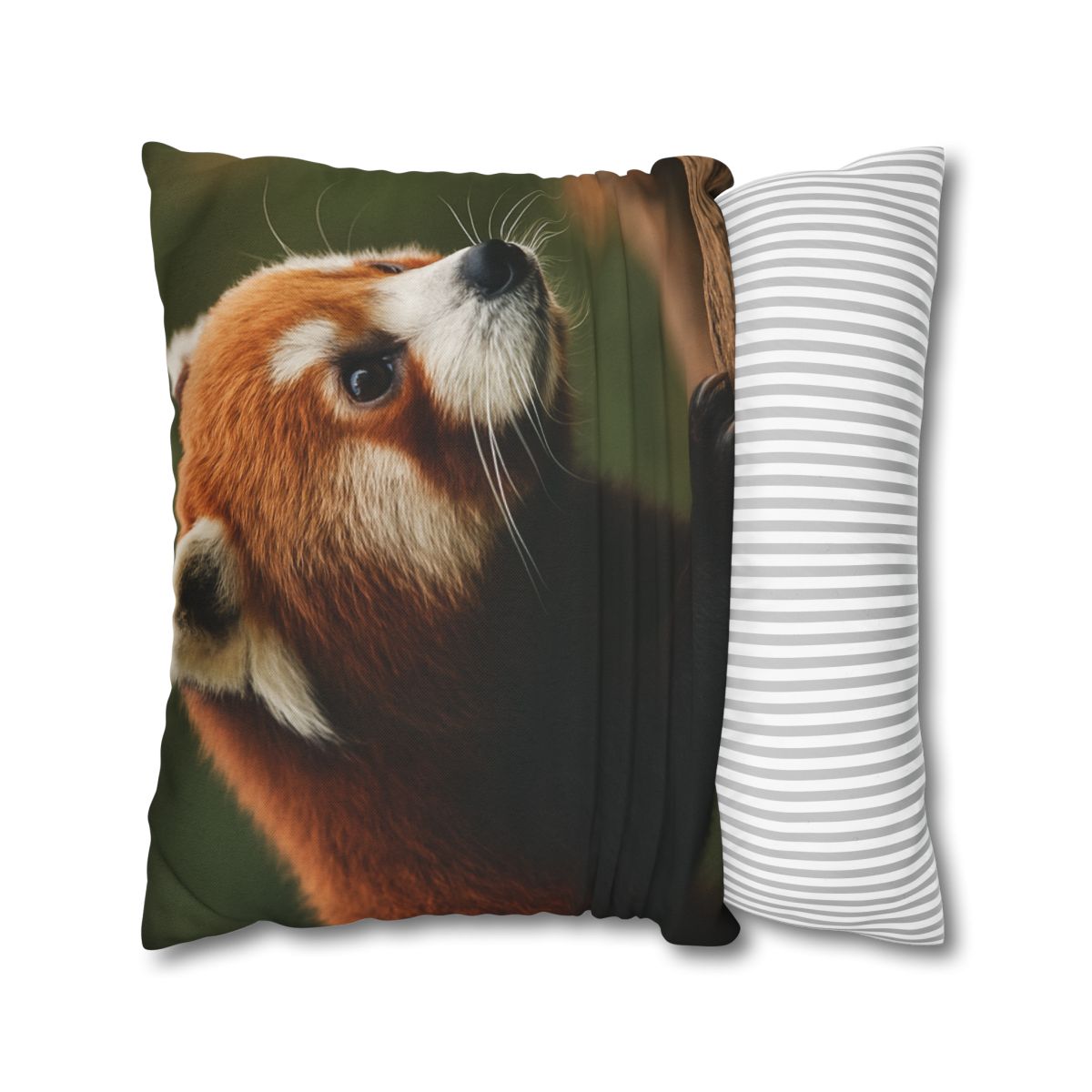 Bamboo Climber Red Panda trendy patterned pillow cases