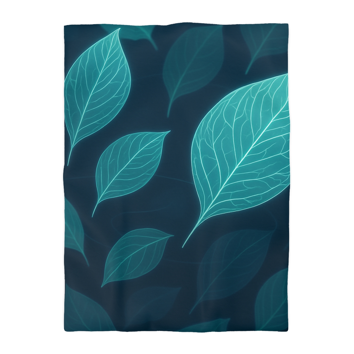Orbiting Leaf Vein Circuit trendy bedroom duvets
