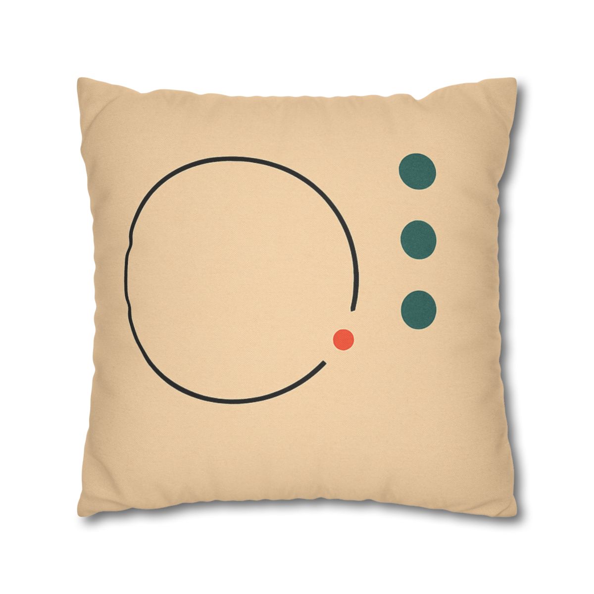 Broken Ring With Offset Triplet custom pillow cases
