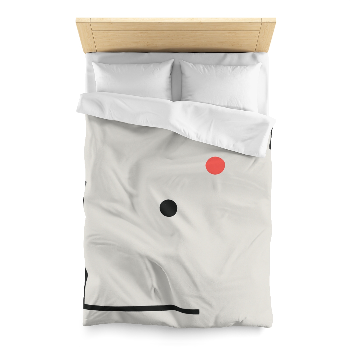 Nested Corner Frames With Two Dots trendy bedroom duvets