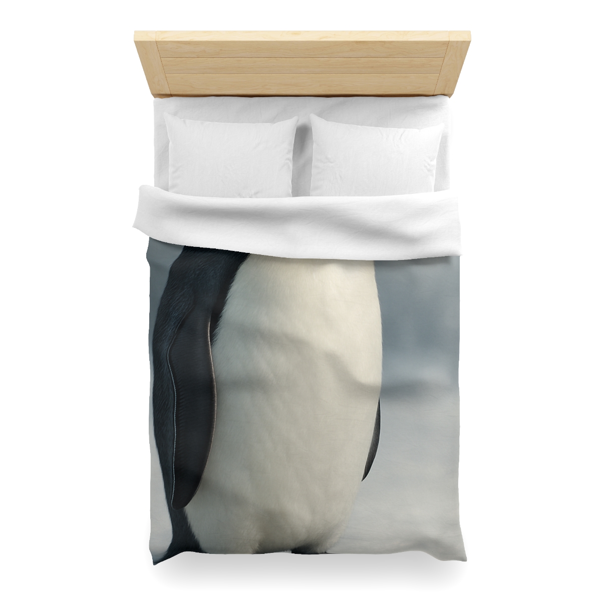 Moonlit Vigil Emperor Penguin custom duvets