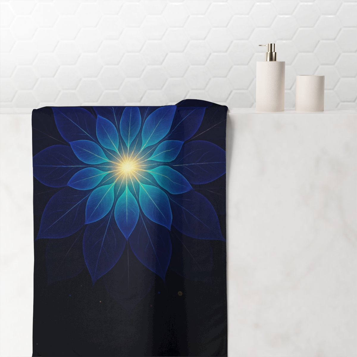 Nebula Petal Radiance soft cotton towels