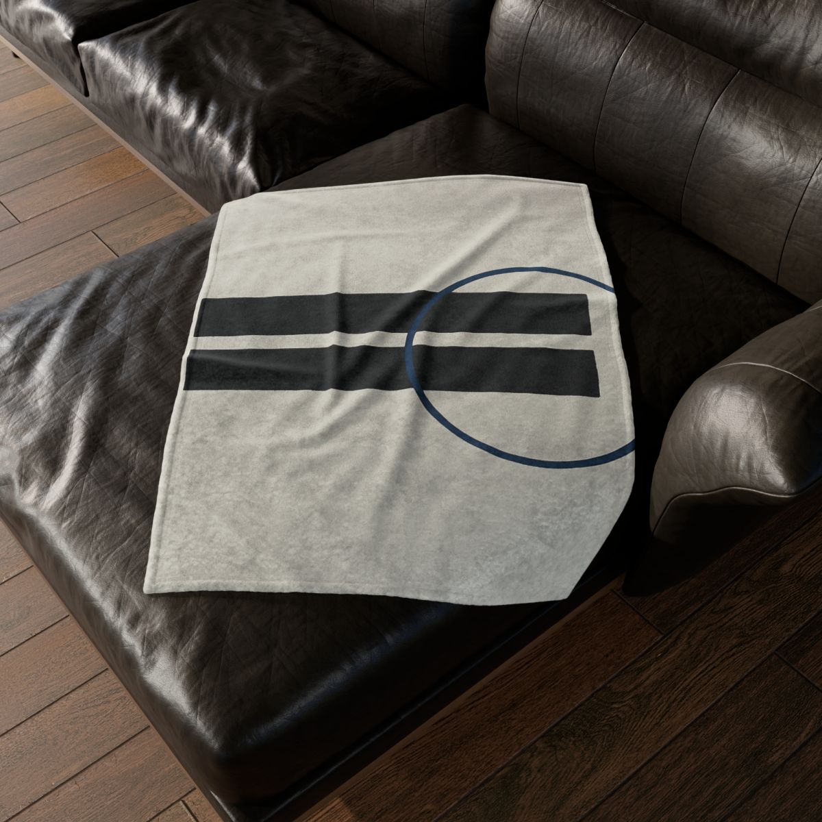 Split Column And Orbiting Ring soft fleece blankets