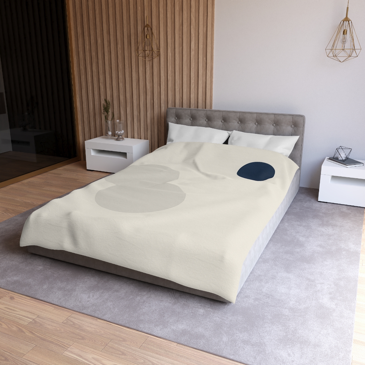 Quiet Orbit Of Three Circles designer printed duvets