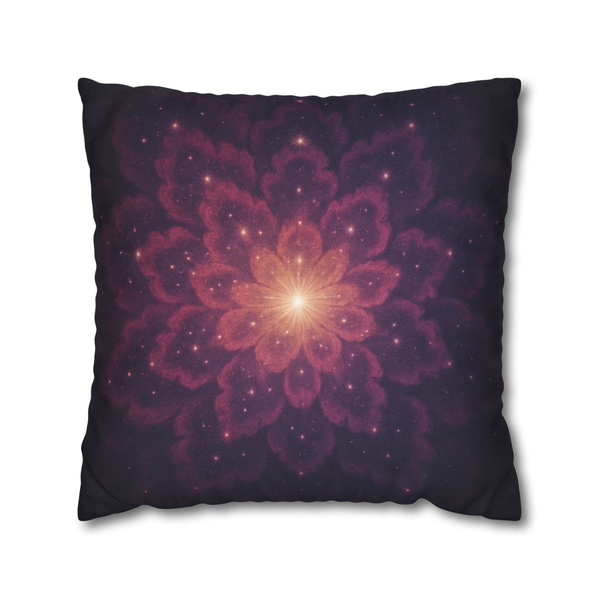 Starburst Fractal Bloom unique gift pillow cases