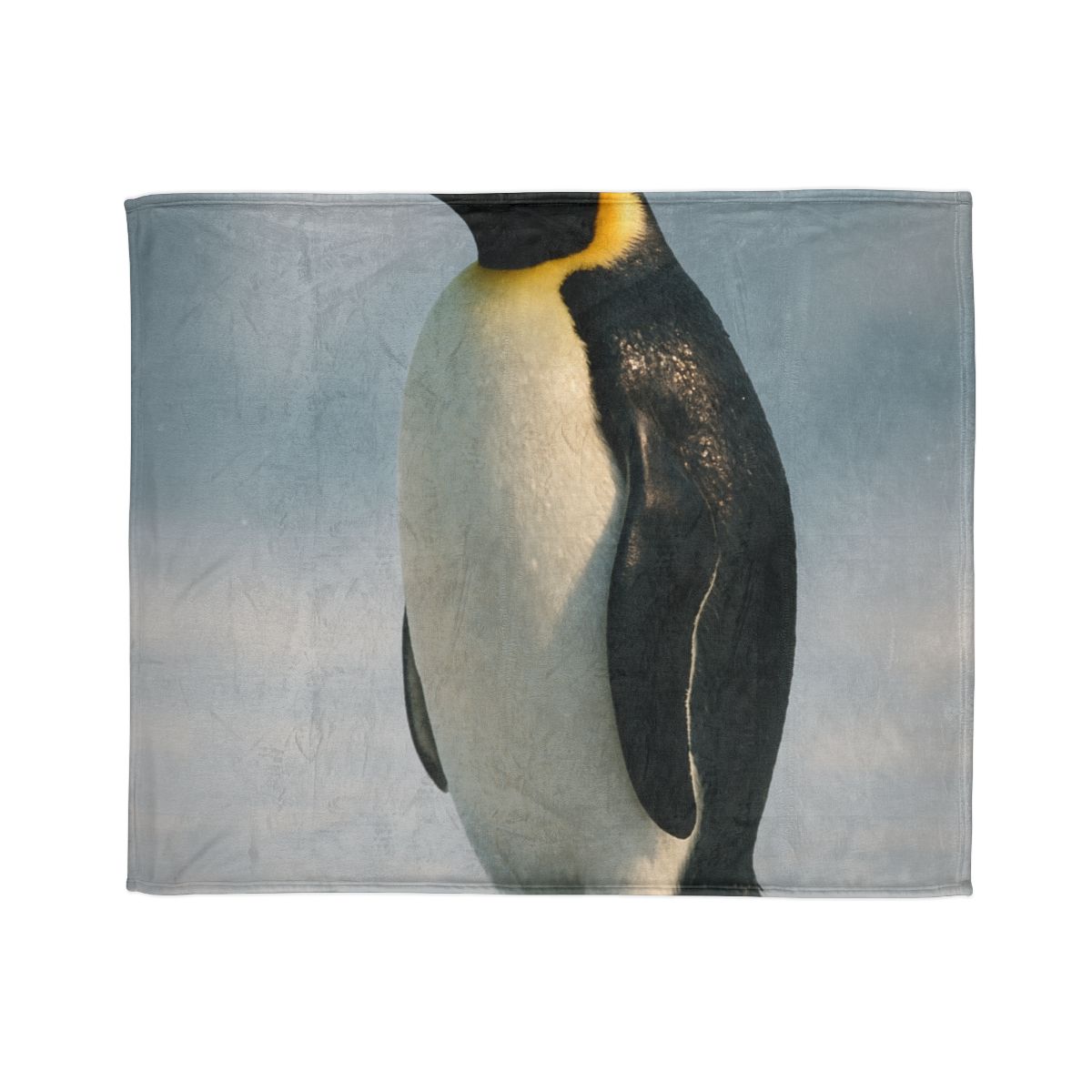Aurora Drift Emperor Penguin stylish throw blankets