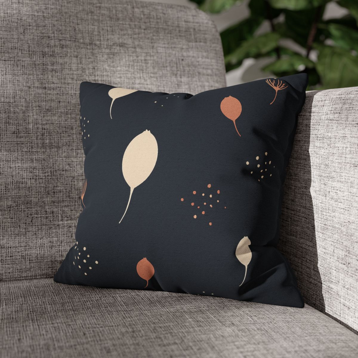 Seed Pod Constellation Scatter designer print pillow cases