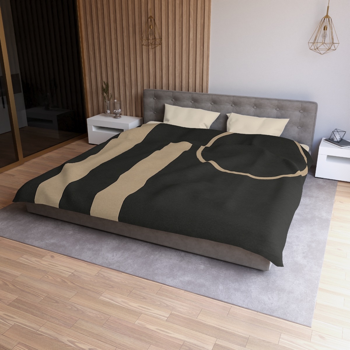 Split Bar With Quiet Ring custom duvets