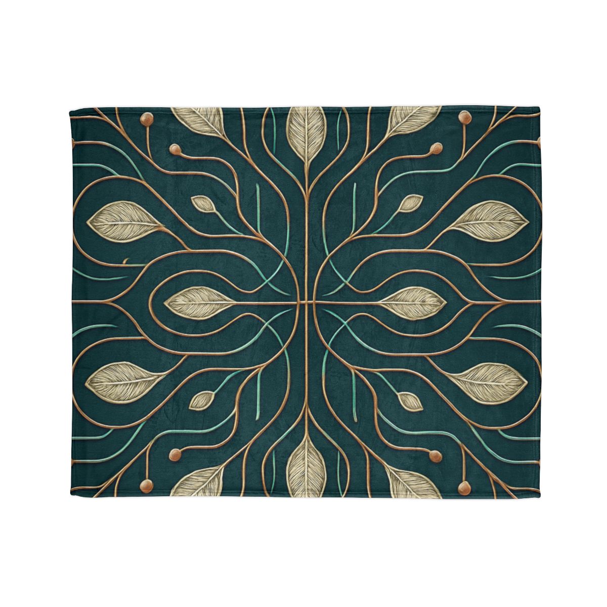 Vine Circuit Lattice custom blankets