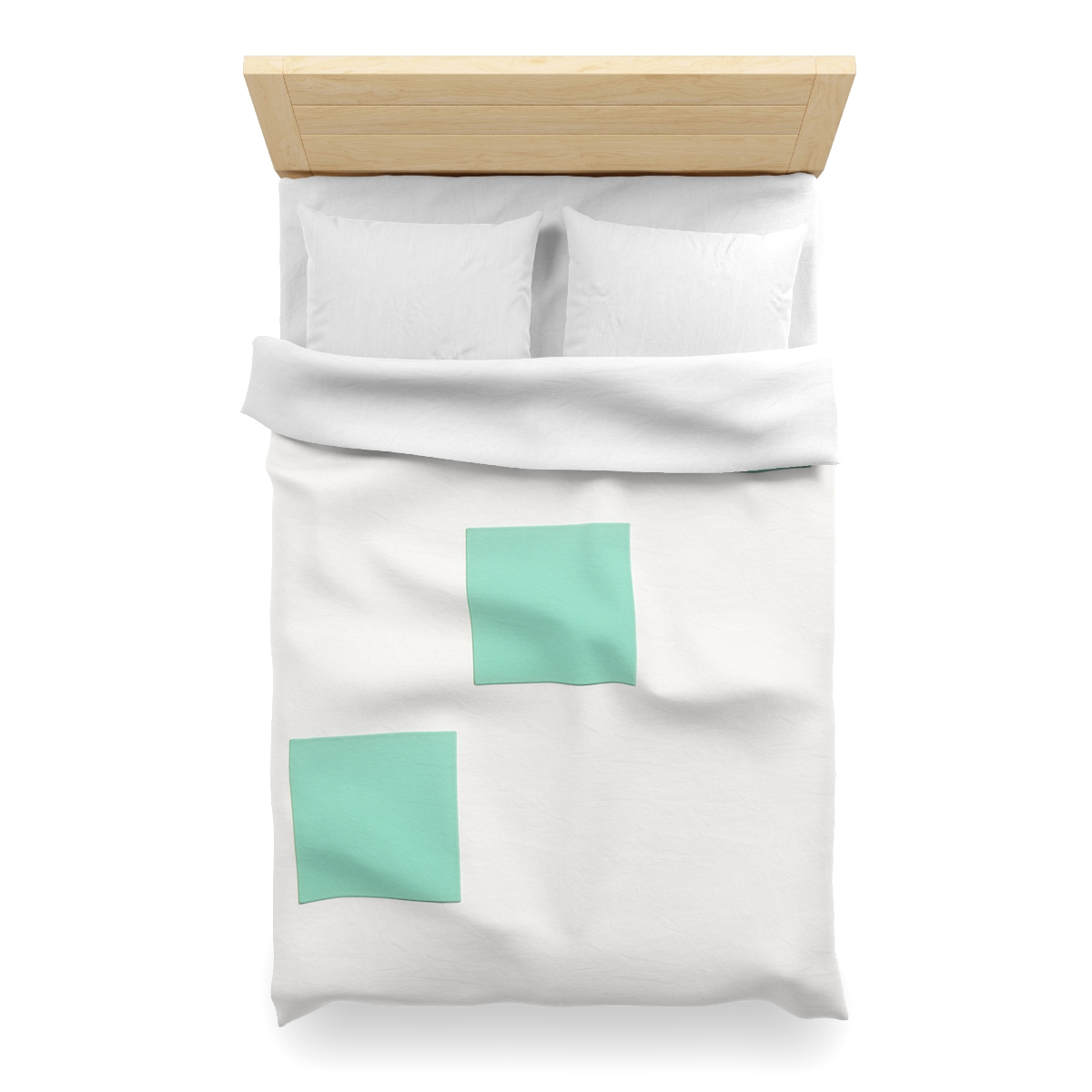 Offset Square Ladder Motif warm winter duvets