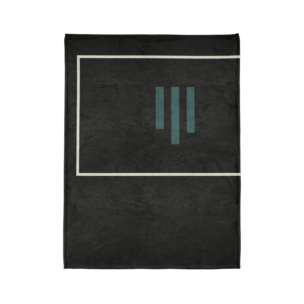 Stacked Frame And Three Bar Signal soft fleece blankets