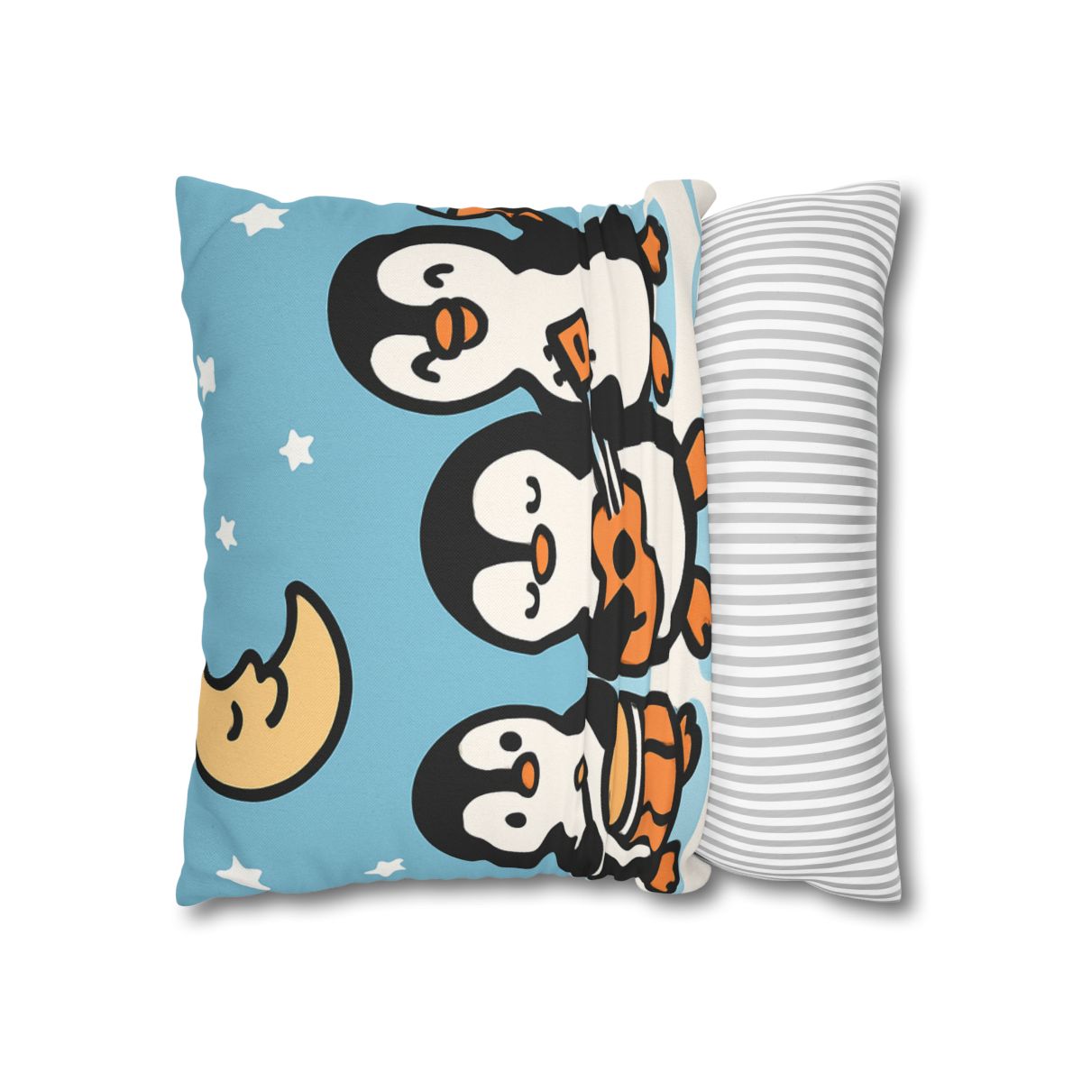Moonlit Penguin Band custom pillow cases