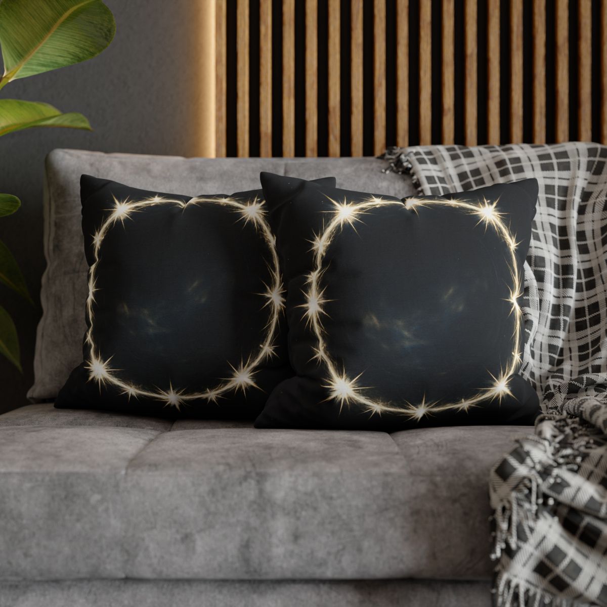 Starburst Mirage Ring unique gift pillow cases